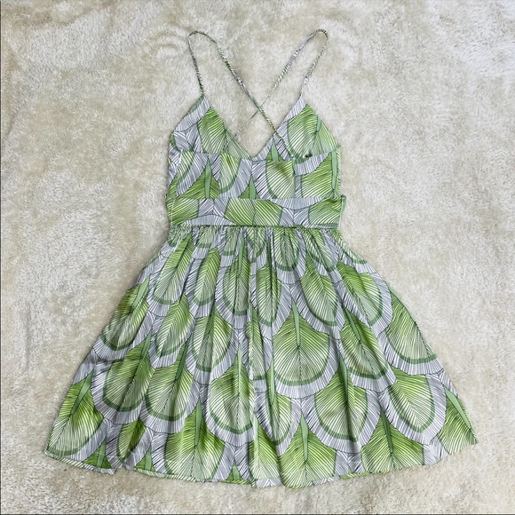 Pristine Mara Hoffman Mini Dress, Stretch Silk and Rayon, Size XS - Picture 4 of 12